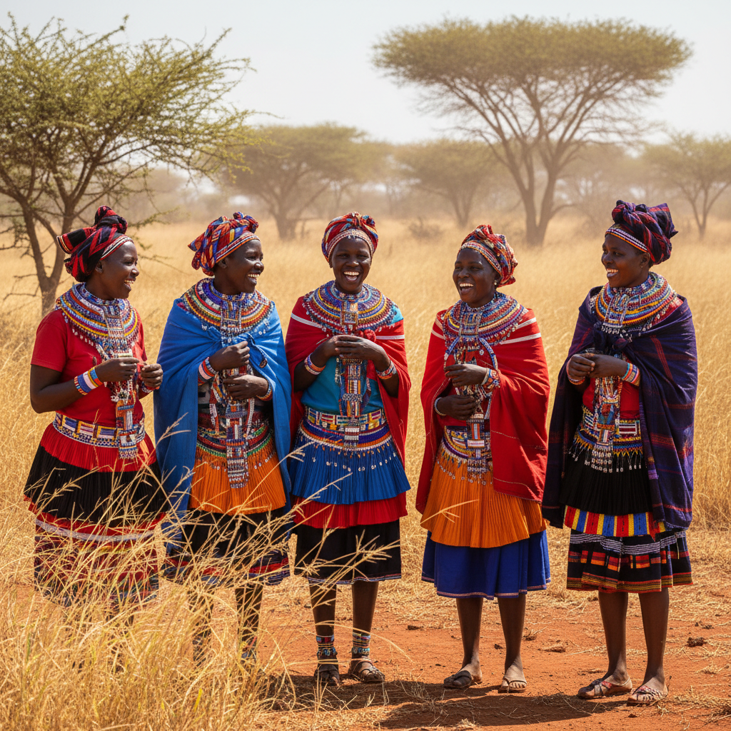 Women harvesting botanicals in Southern Africa
